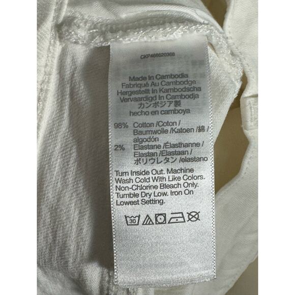 NWT Madewell The Petite Perfect Vintage Wide-Leg Crop Jean in Tile White Sz 31P - Picture 11 of 13